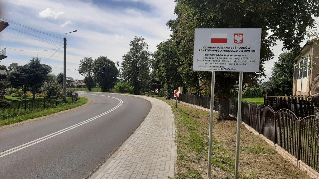 Przebudowa drogi powiatowej nr 1557 L